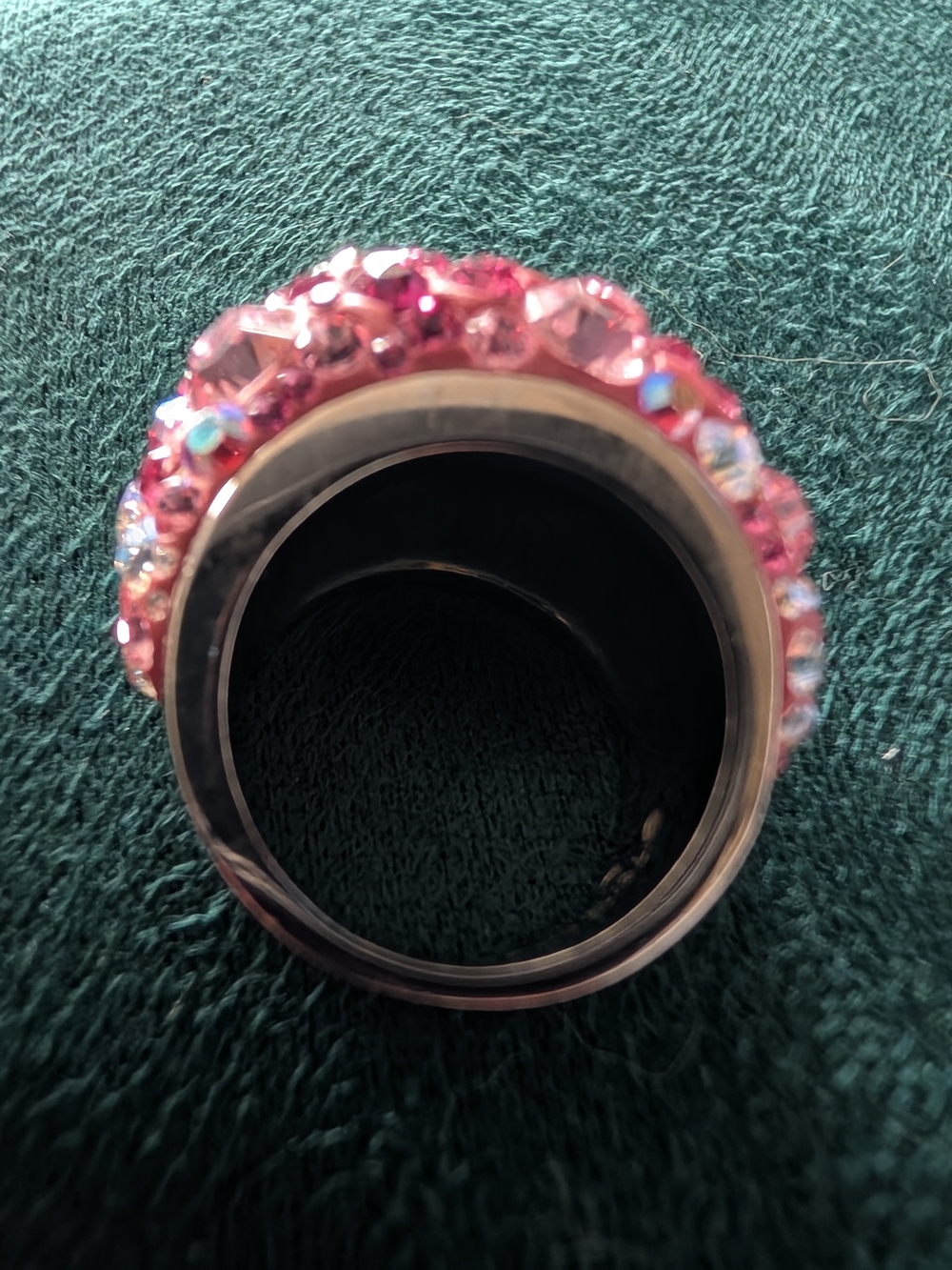 Hello Kitty Pink Crystal Statement Ring - Women Jewelry - Picture 6 of 10